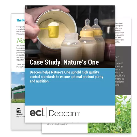 A Deacom Customer Case Study: Nature's One